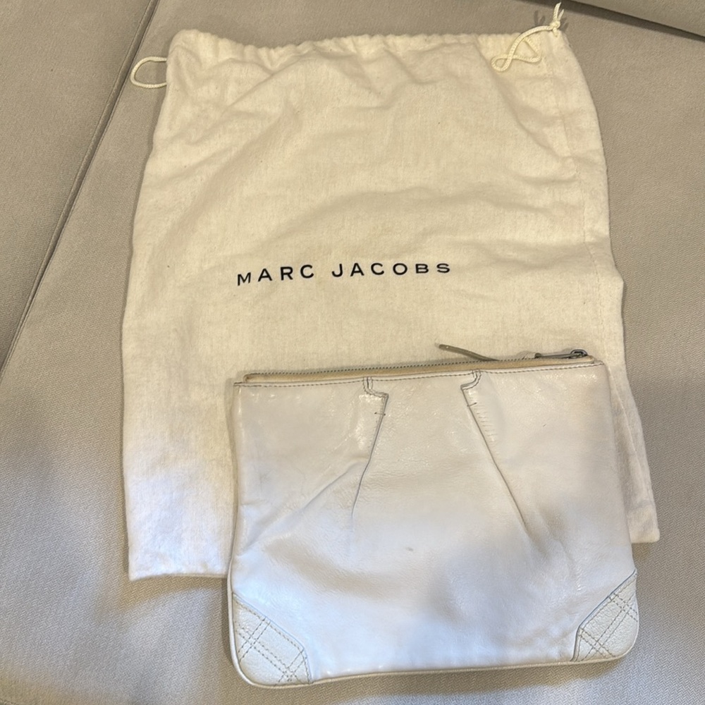 White Marc Jacobs clutch